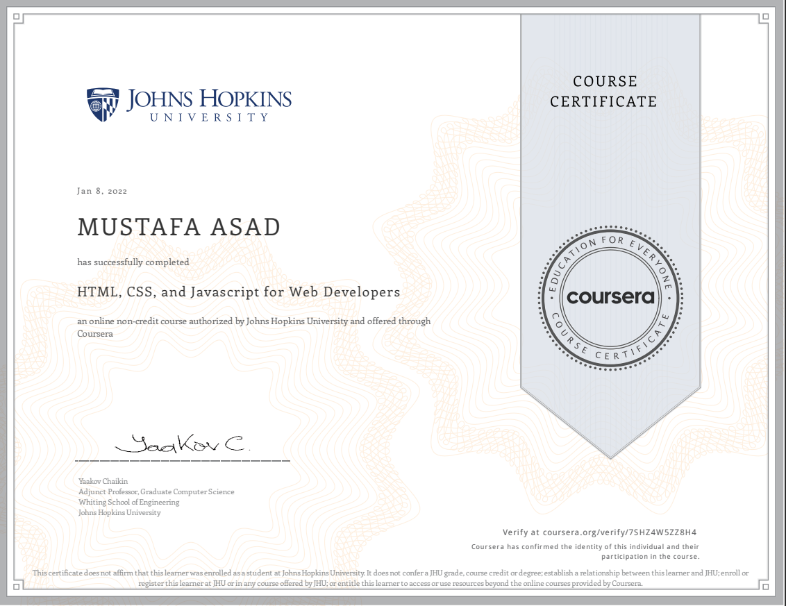 course certificate image